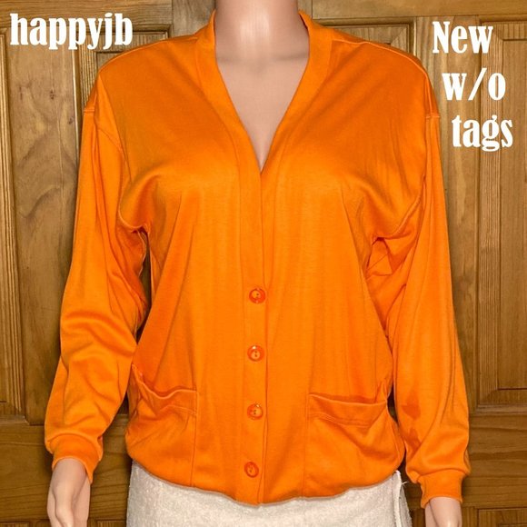 NWOT Vintage Jaclyn Petite Cardigan Sweater Size MP - Picture 2 of 12